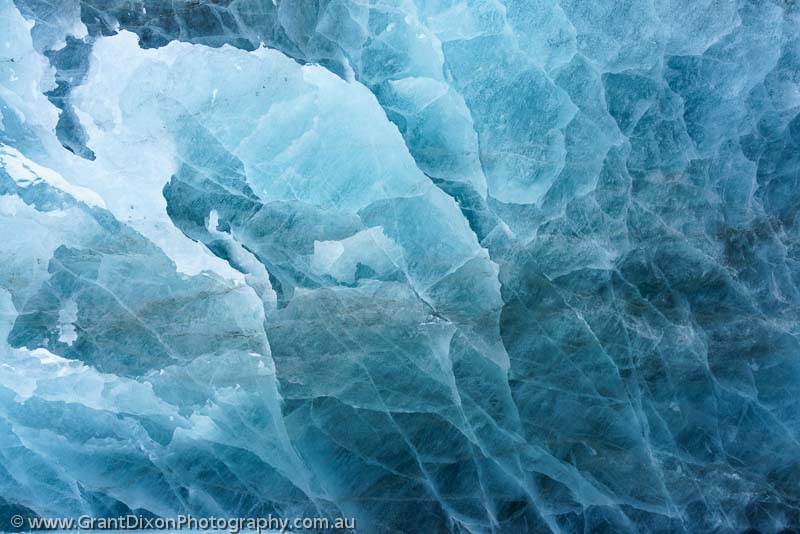 image of Glacier ice detail