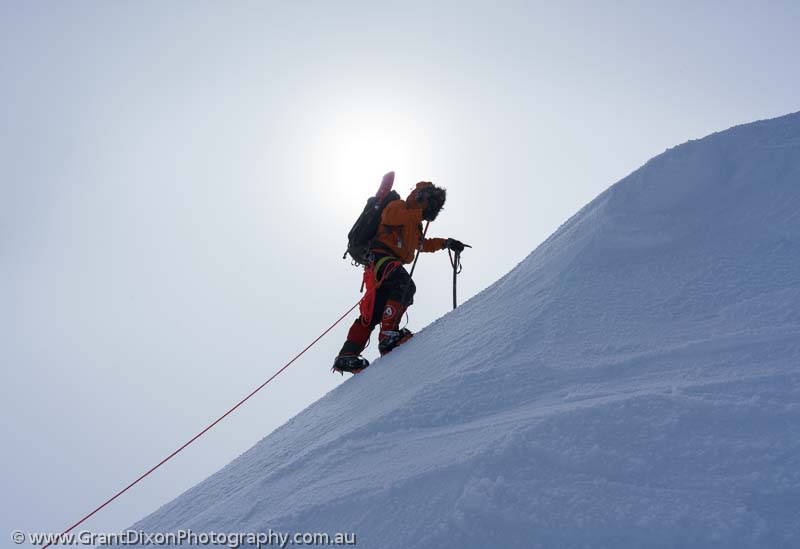 image of Bylot backlit climber