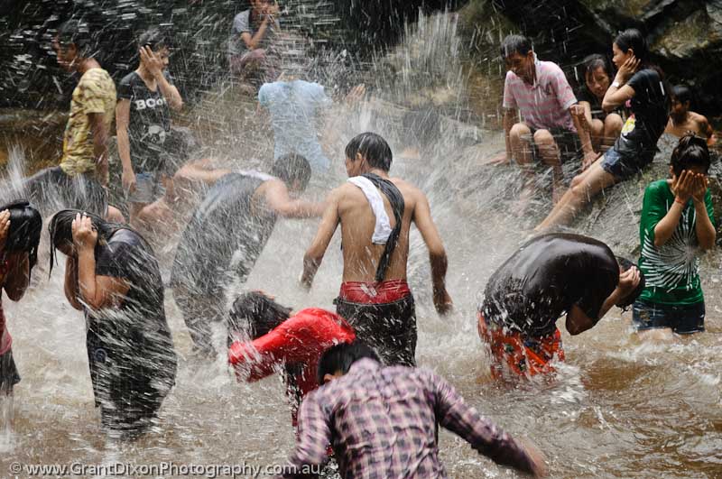 image of Phnom Kulen water fight