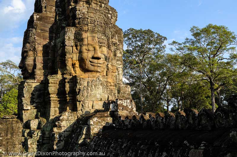 image of Bayon face & forest
