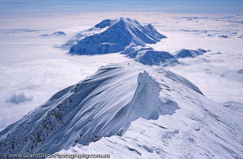 image of Denali summit ridge 2