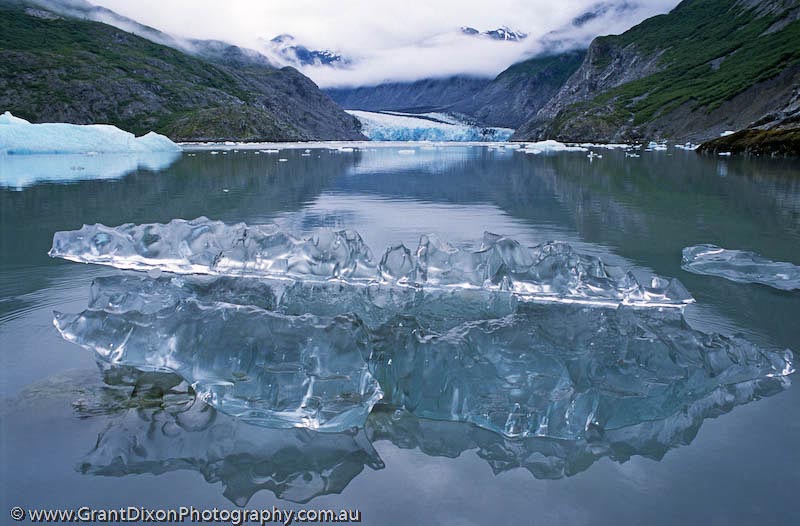 image of Glacier Bay iceberg glass 1