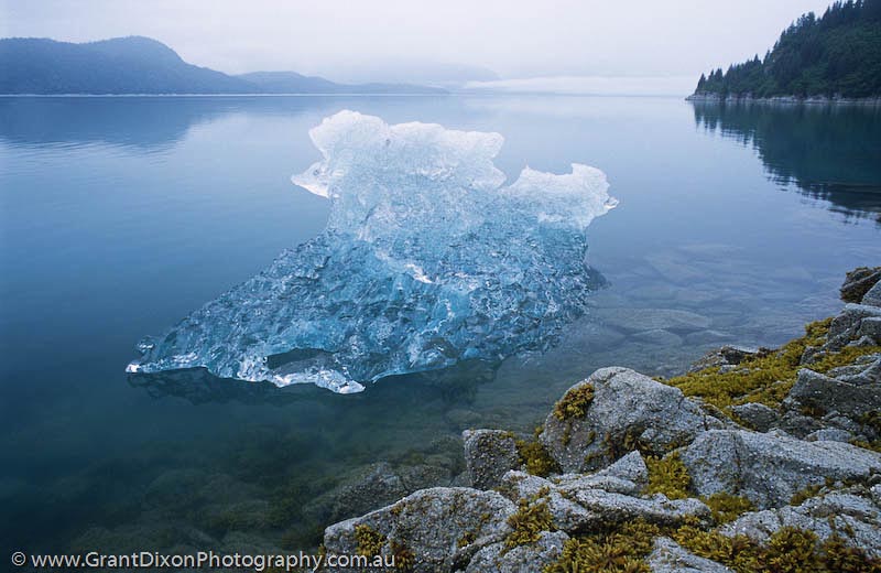 image of Glacier Bay iceberg glass 4