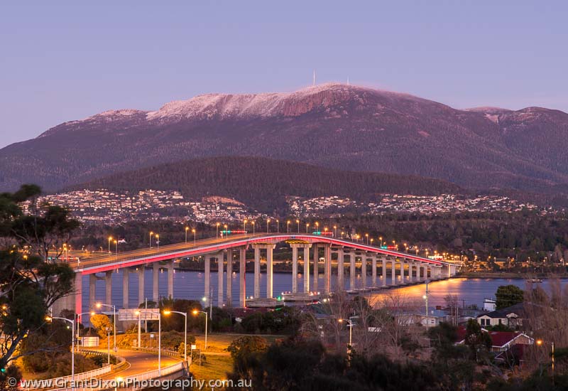 image of Mt Wellington & Tasman Bridge