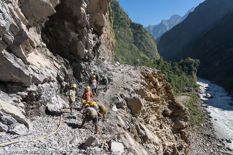 image of Budhi Gandaki road works 1