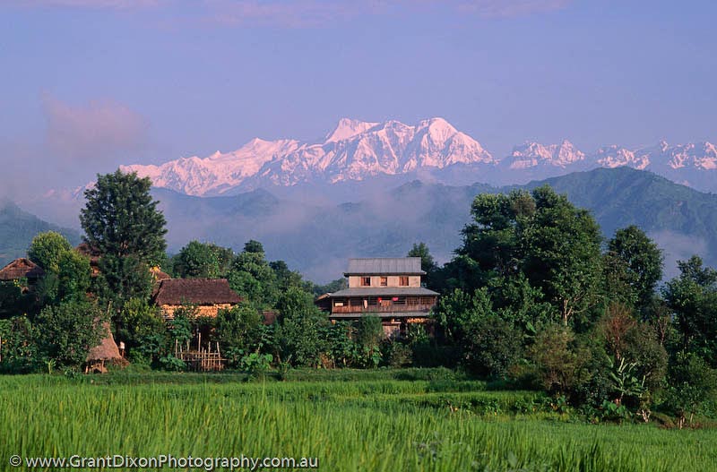 image of Annapurna from Besi Sahar