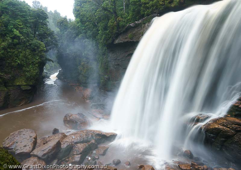 image of Ngakawau waterfall