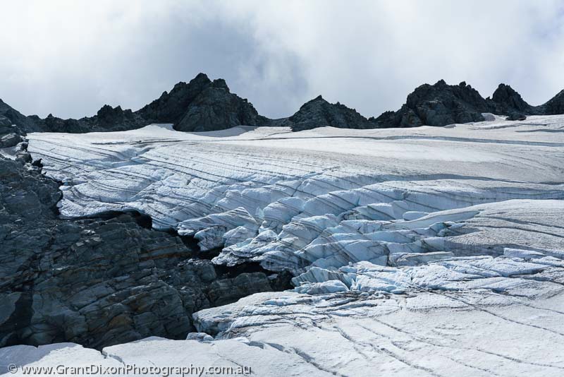 image of Rock peaks & glacier