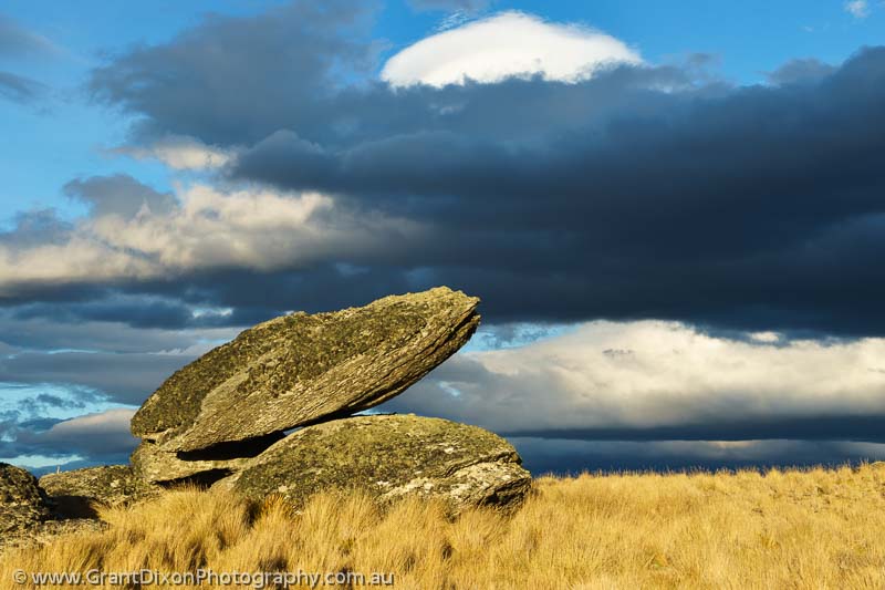 image of Schist tor & clouds 2