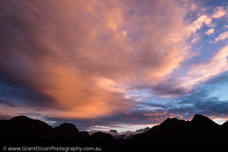 image of Skippers Range sunset cloud