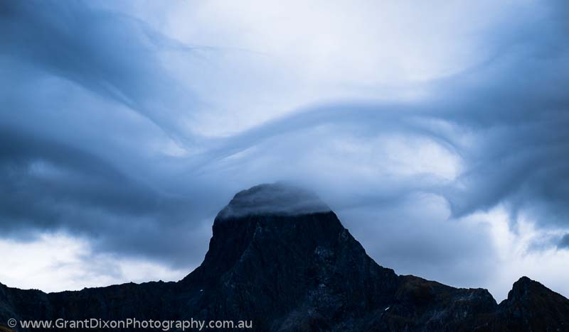 image of Mt Grave storm clouds