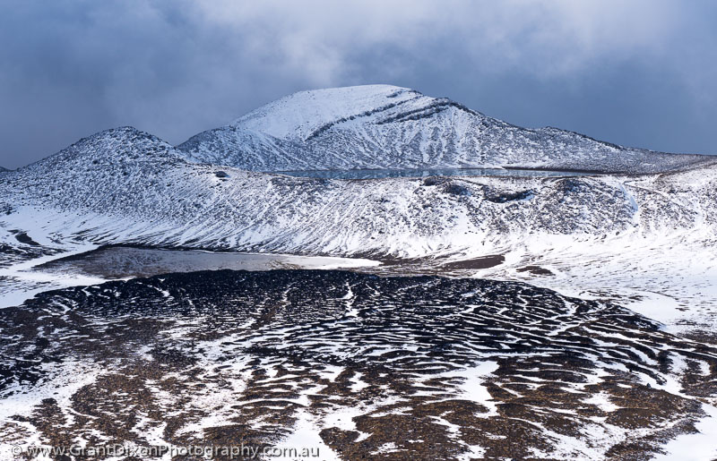 image of Tongariro Central Crater snow