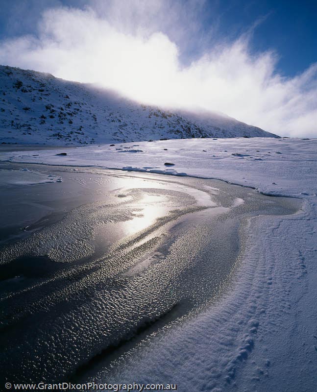 image of Snowdrift Tarn ice