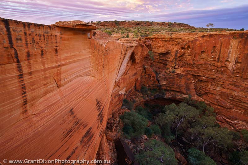 image of Kings Canyon cliffs dawn 2