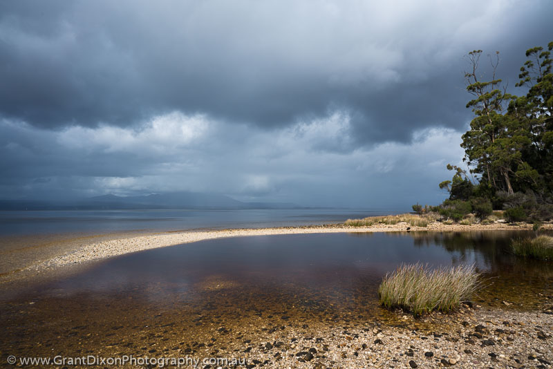 image of Macquarie Harbour storm clouds 2