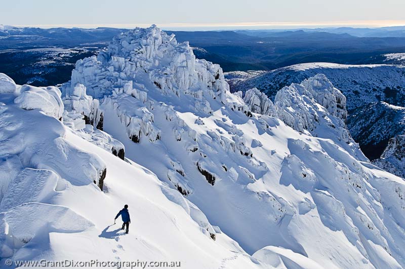 image of Cradle Mtn winter climber