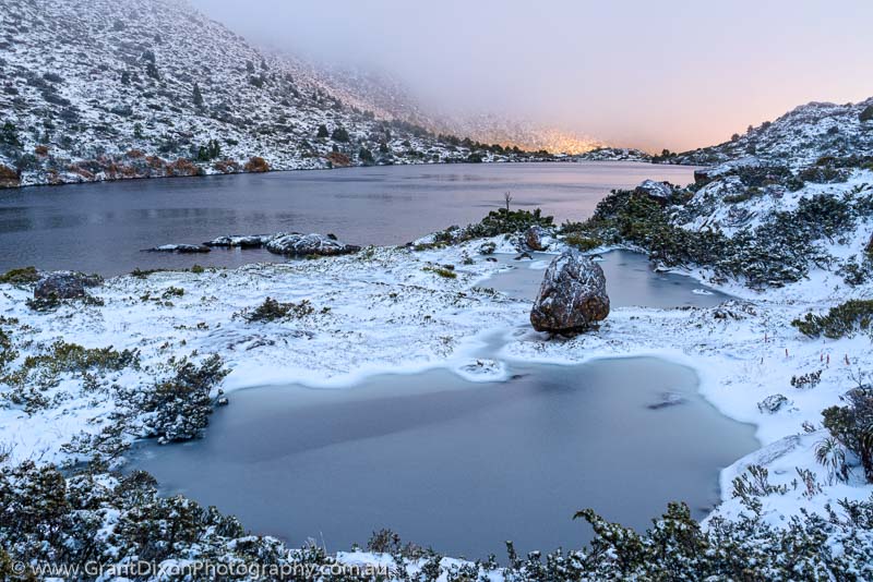 image of Tarn Shelf snowy dawn