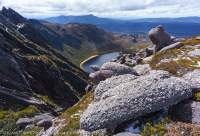 Lake Rhona, Denison Range, Tasmanian Wilderness World Heritage Area.