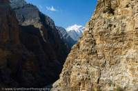 NEPAL, Dolpo. Gorge of Tora Khola river, below Pho village.