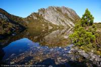 Hanging Lake, Eastern Arthur Range, Southwest National Park, Tasmanian Wilderness World Heritage Area.