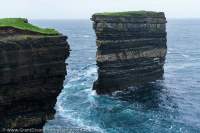 Sea stack, Downpatrick Head, County Mayo, Ireland