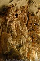 LAOS, Vientiane, Vang Vieng. Limestone formations (stalactites), Tham Phu Kham cave.
