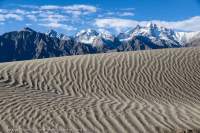 Sand dunes and Ladakh Range, Nubra valley