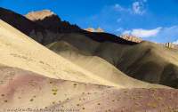 Colourful barren hills, Hemis National Park