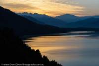 NEPAL, Mugu. Rara Lake, largest lake in Nepal, sunrise.