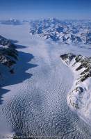 East Greenland, Watkins Mountains (aerial)