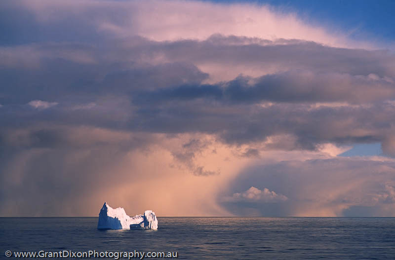 image of Iceberg and clouds 1