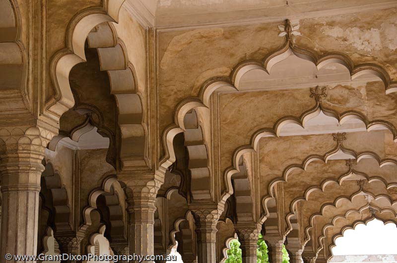 image of Agra Fort arches