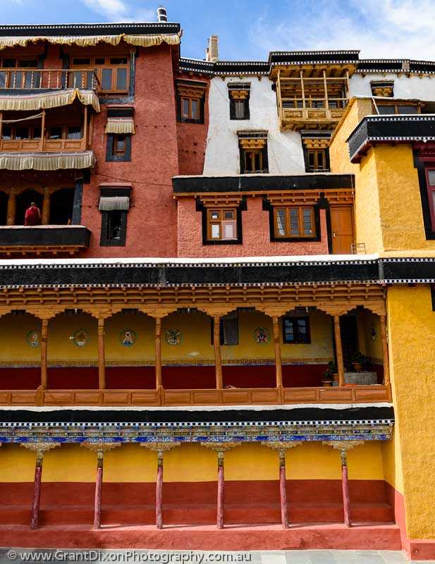 image of Thiksey monastery facade
