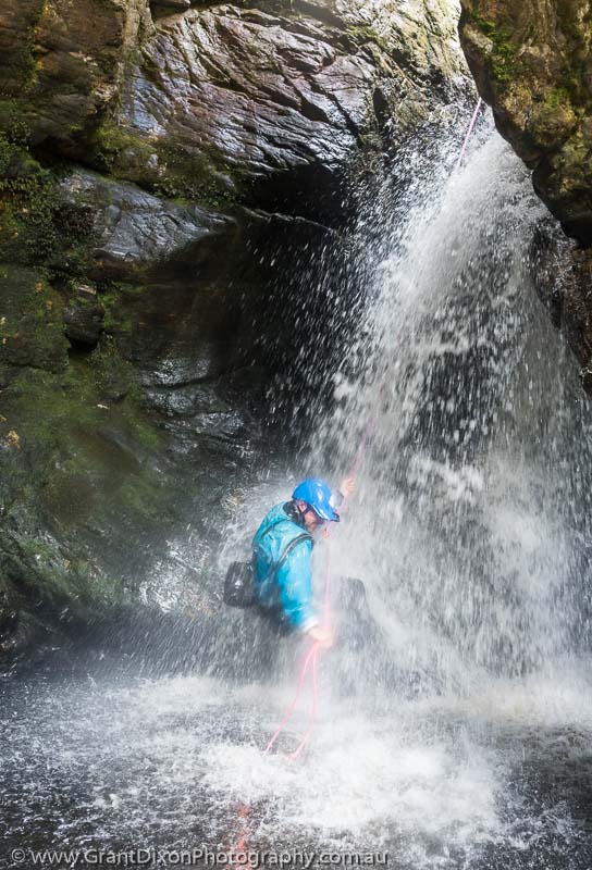 image of Livingston gorge abseil