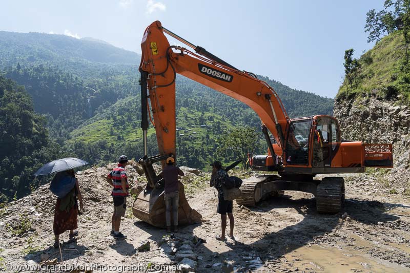 image of Budhi Gandaki road works 3