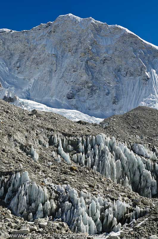 image of Hunku Glacier moraine