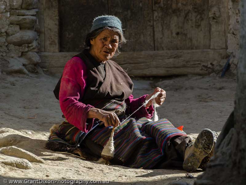 image of Mustang woman spinning