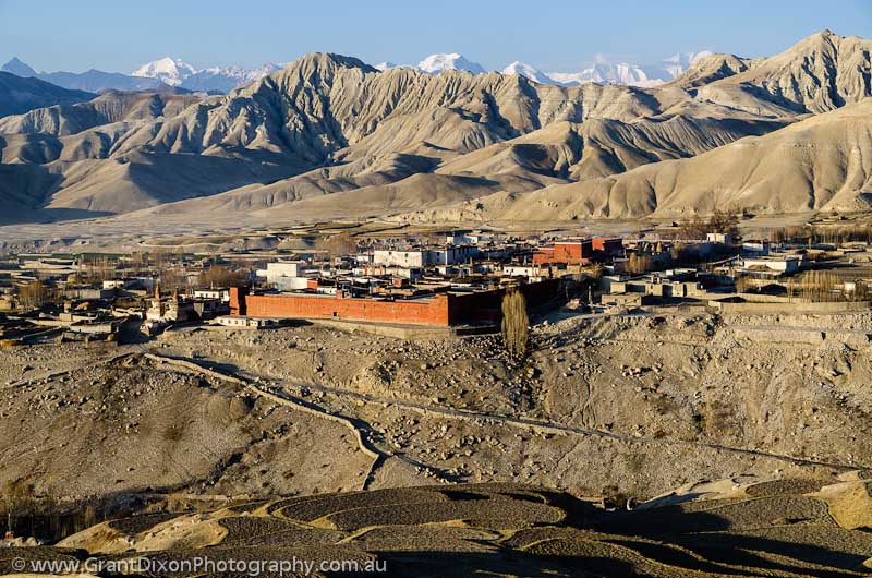 image of Lo Manthang walled town