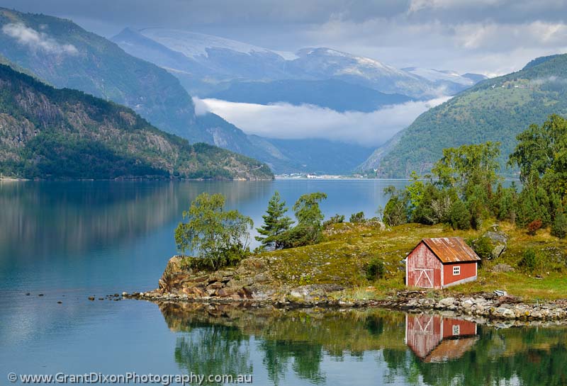 image of Sognefjord reflection