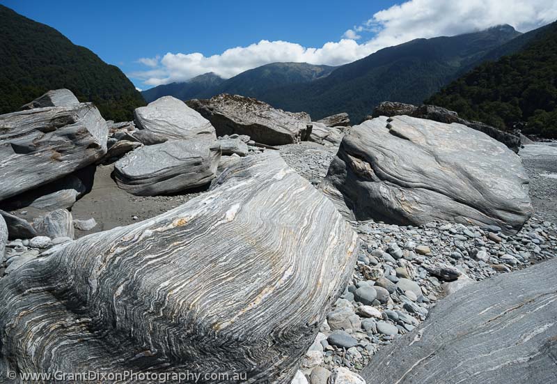image of Haast schist boulders