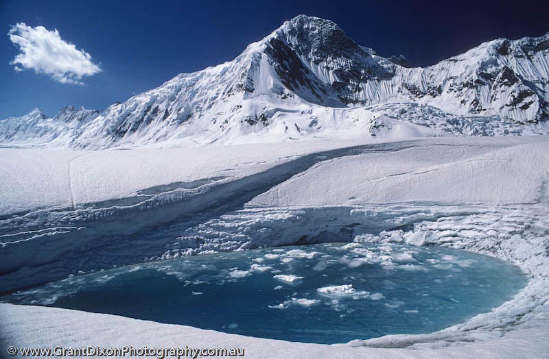 image of Hispar glacier lake