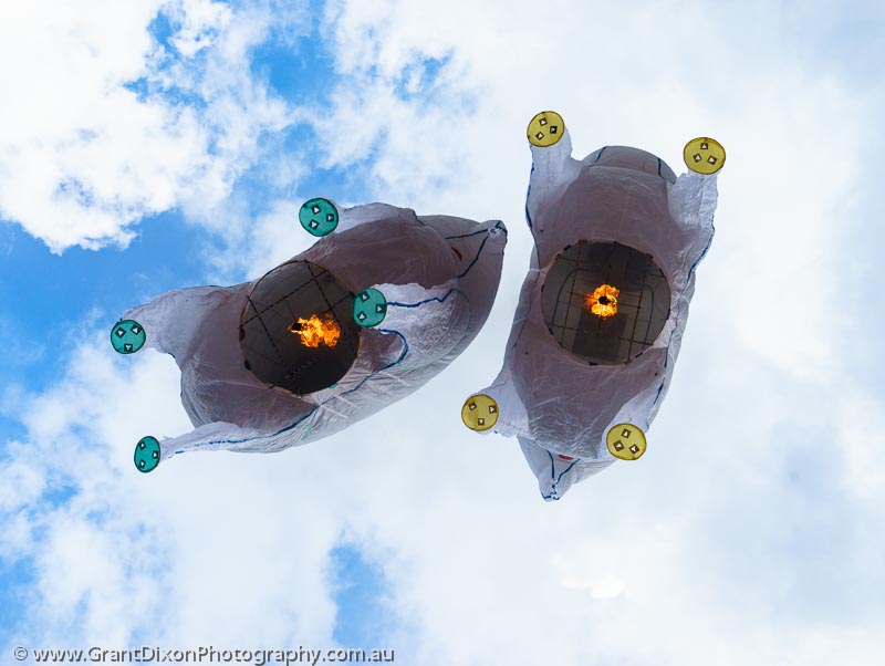 image of Fire Balloons skyward