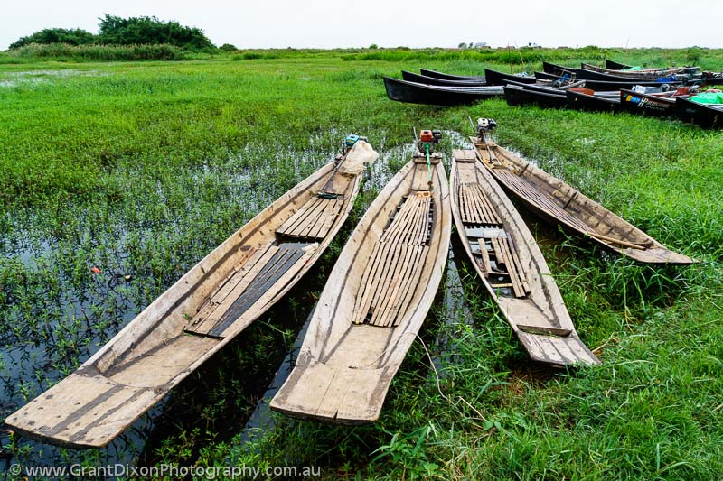 image of Inle wooden boats