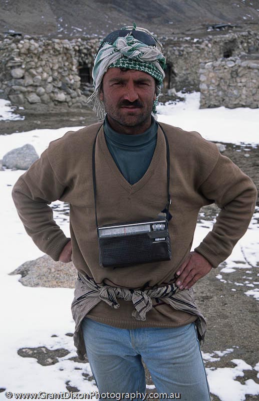 image of Shimshal porter and radio