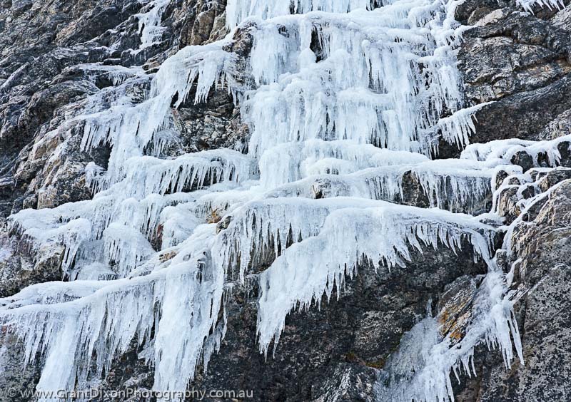 image of Frenchmans frozen cascade