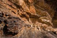 AUSTRALIA, NSW, Katoomba, Blue Mountains National Park. Eroded sandstone at 