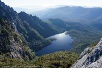 Lake Geeves, Eastern Arthur Range, Southwest National Park, Tasmanian Wilderness World Heritage Area.