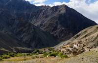 Rumbuk, traditional Ladakhi mountain village, Hemis National Park