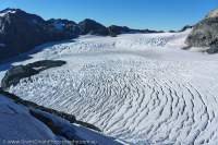 Lambert Glacier, Garden of Eden ice plateau, Westland, New Zealand