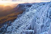 Rime ice, Ben Lomond National Park, Tasmania.